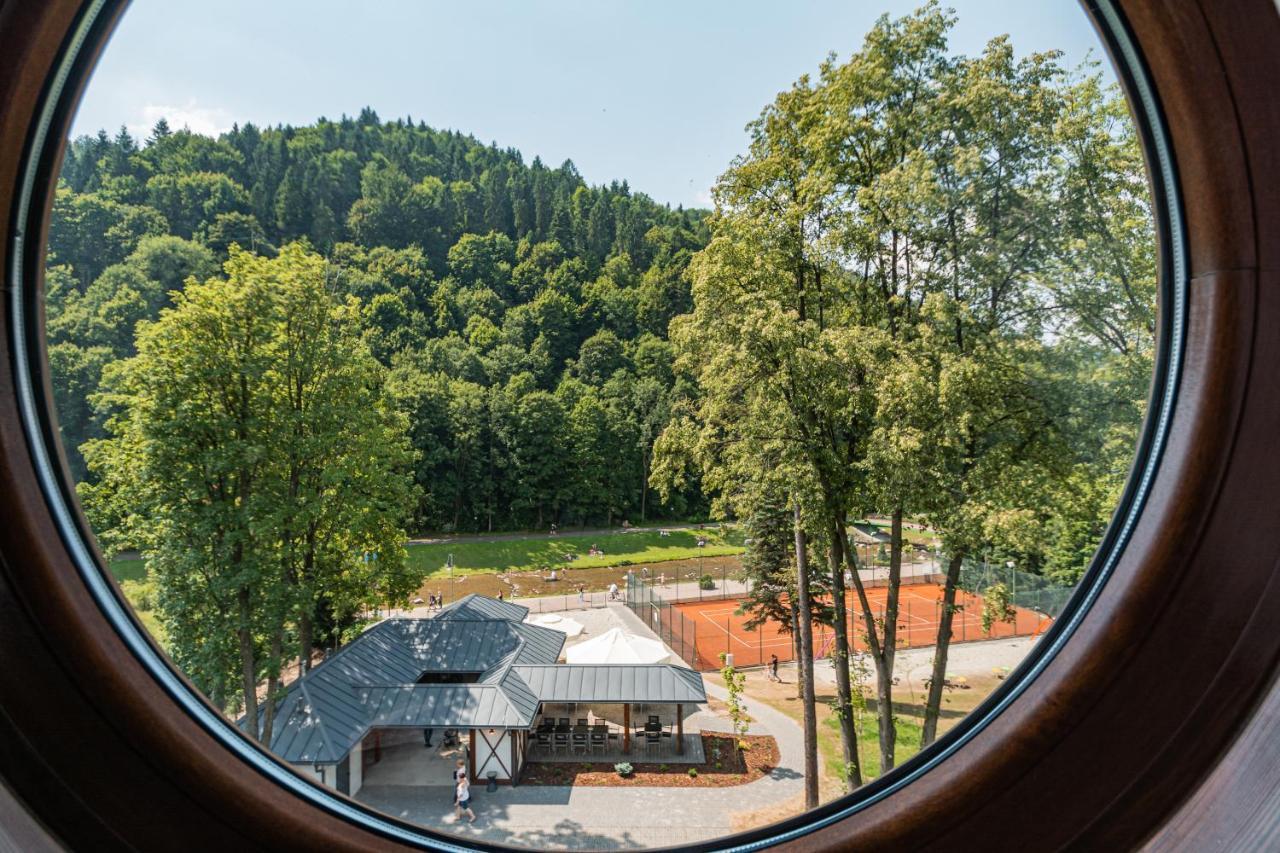 Szczawnica Park Resort & Spa Extérieur photo View from the observation tower