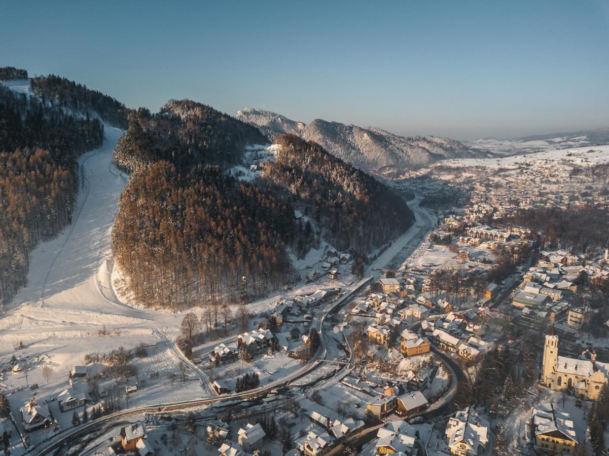 Szczawnica Park Resort & Spa Extérieur photo Aerial view of the town