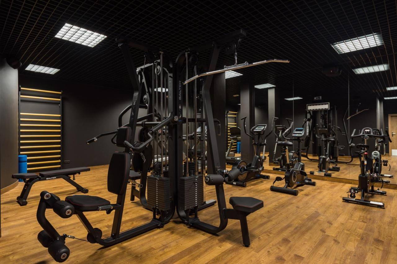 Szczawnica Park Resort & Spa Extérieur photo A 3D rendering of a gym